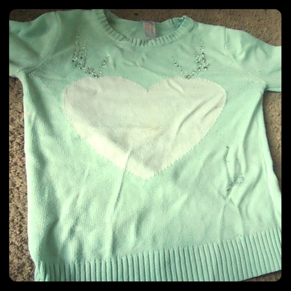 Turquoise sweater